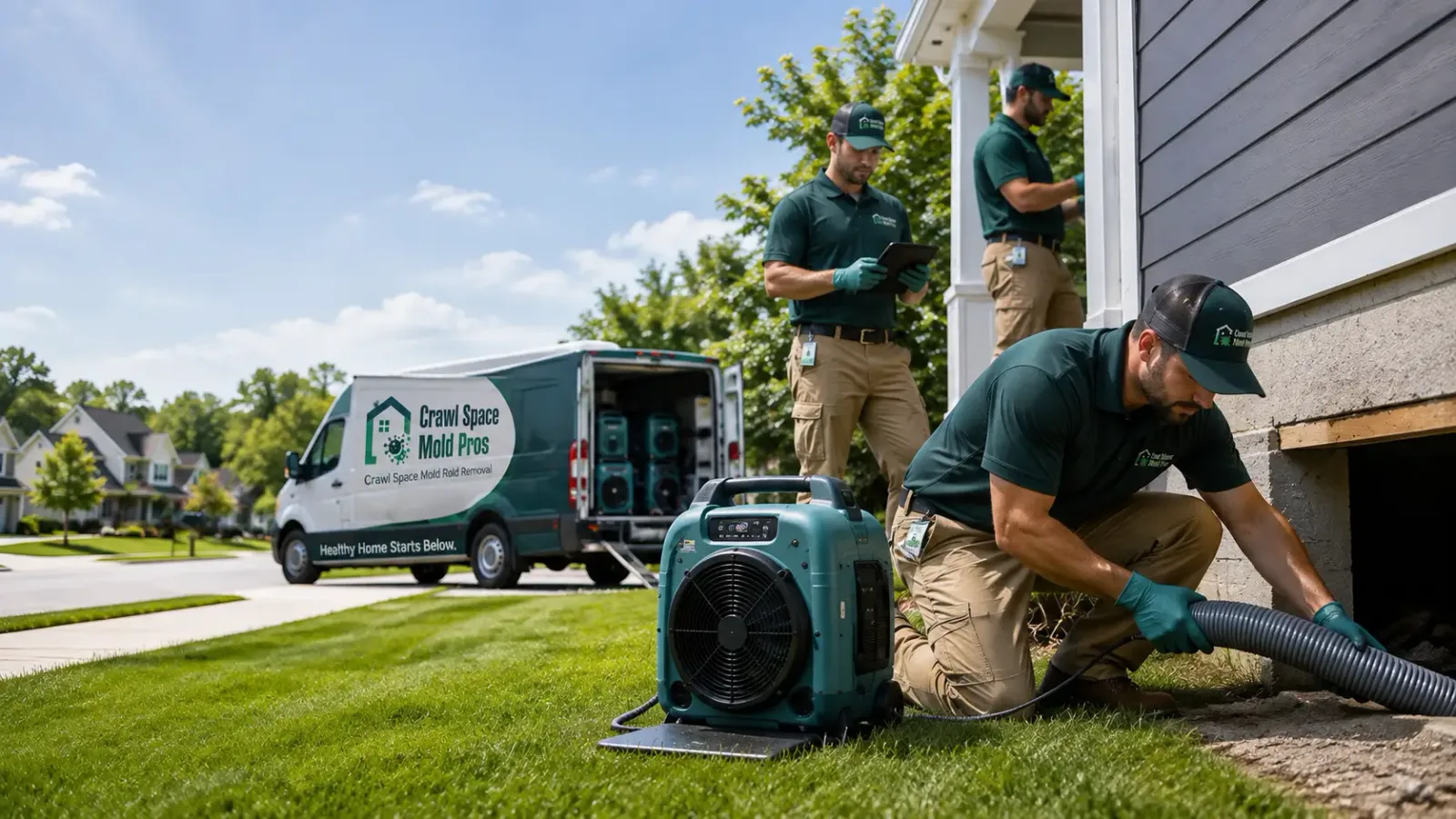 Crawl Space Mold Removal in Firth, NE